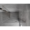 Mexen Mist-H L Duo Right Hinged Shower Enclosure 105 x 120 cm, Transparent, Brushed Nickel - 8A5L-105L-120P-97-00