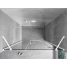 Mexen Mist-H right hinged shower door 120 cm, transparent, white - 8A5-120-001-20-00-P