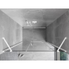 Mexen Mist-H right-swing shower door 150 cm, transparent, white - 8A5-150-001-20-00-P