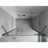 Mexen Mist-H right-hinged shower door 130 cm, transparent, brushed gun gray - 8A5-130-001-66-00-P