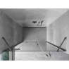 Mexen Mist-H left-hinged shower door 125 cm, transparent, gun metal - 8A5-125-001-95-00-L