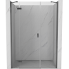 Mexen Mist-H hinged shower door left 145 cm, transparent, gun metal - 8A5-145-001-95-00-L
