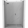 Mexen Mist-H left folding shower door 150 cm, transparent, gun metal - 8A5-150-001-95-00-L