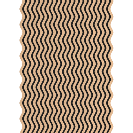 Mexen Lam-SF 02 acoustic wall slats 280 x 30 cm, 9 mm felt, technical veneer, Bleached Oak - S106-280-02-040