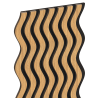 Mexen Lam-SF 02 acoustic wall slats 280 x 30 cm, 9 mm felt, technical veneer, Oak Classic - S106-280-02-041
