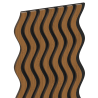 Mexen Lam-SF 02 acoustic wall slats 280 x 30 cm, 9 mm felt, technical veneer, Natural Oak - S106-280-02-042