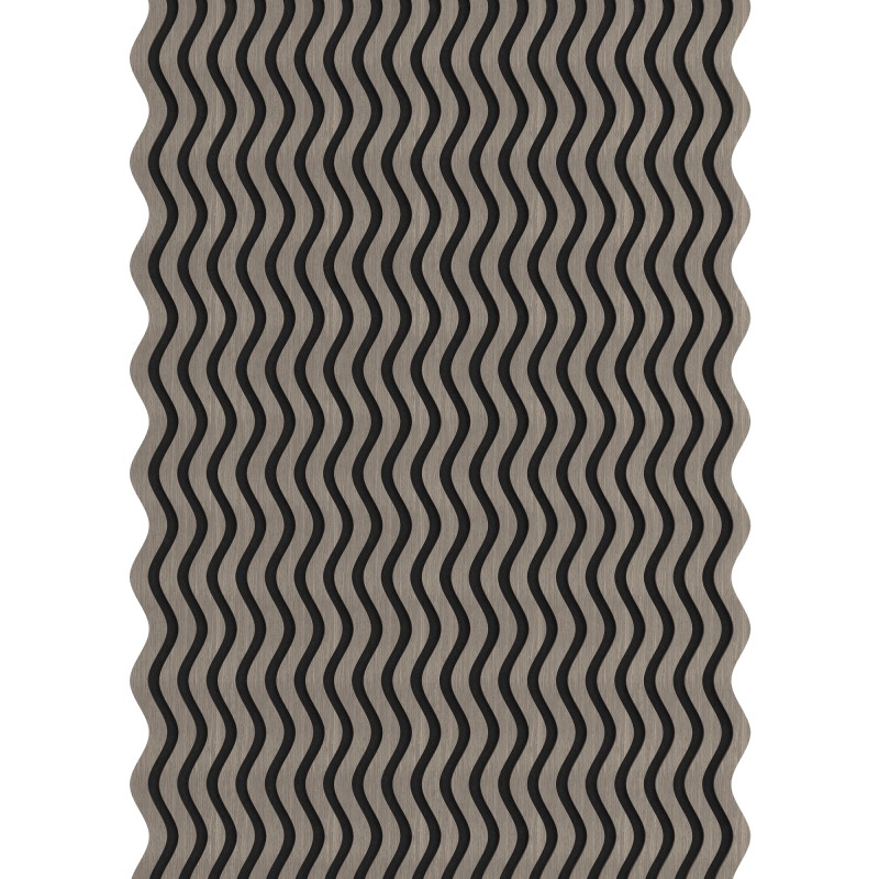 Mexen Lam-SF 02 acoustic wall slats 280 x 30 cm, 9 mm felt, technical veneer, Gray Oak - S106-280-02-043