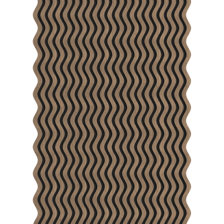 Mexen Lam-SF 02 wall acoustic panels 280 x 30 cm, felt 9 mm, technical veneer, Dark Walnut - S106-280-02-044