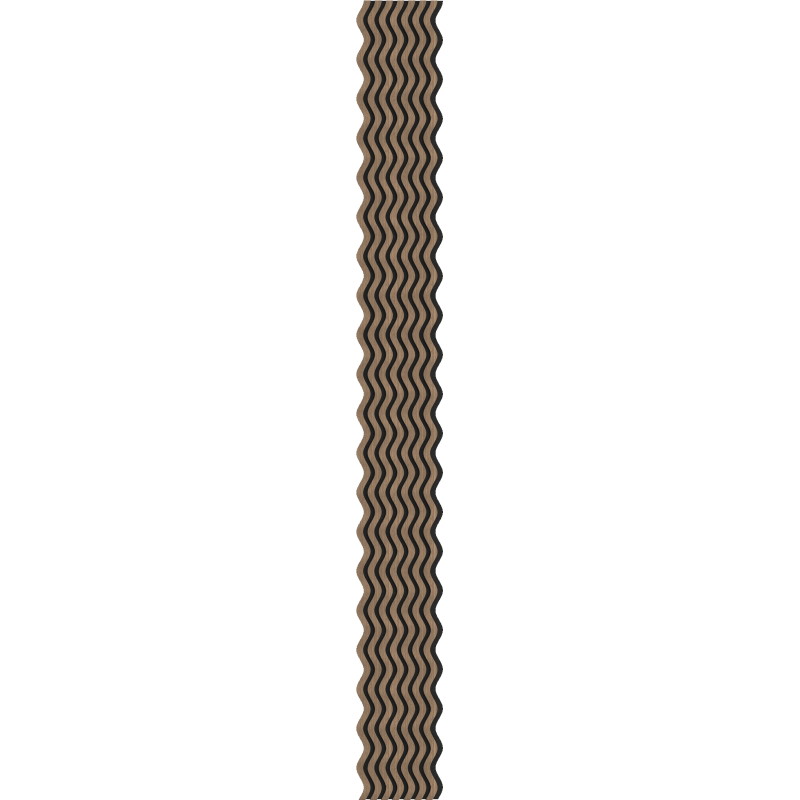 Mexen Lam-SF 02 wall acoustic panels 280 x 30 cm, felt 9 mm, technical veneer, Dark Walnut - S106-280-02-044