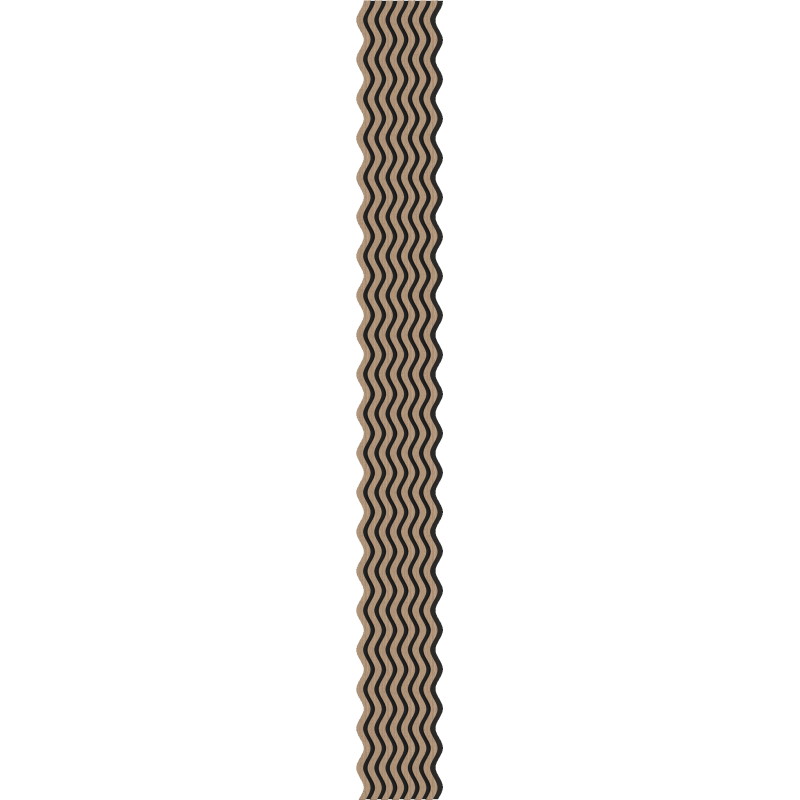 Mexen Lam-SF 02 acoustic wall slats 280 x 30 cm, 9 mm felt, technical veneer, Light Walnut - S106-280-02-047