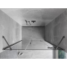 Mexen Mist-H right swing shower door 155 cm, transparent, gun metal - 8A5-155-001-95-00-P