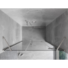 Mexen Mist-H right-hinged shower door 120 cm, transparent, brushed nickel - 8A5-120-001-97-00-P