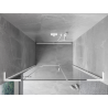 Mexen Mist-H L left-hand swing shower door 125 cm, transparent, white - 8A5L-125-001-20-00-L