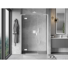 Mexen Mist-H L left swing shower door 145 cm, transparent, white - 8A5L-145-001-20-00-L