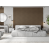 Mexen Lam-SF 02 wall acoustic panels 280 x 30 cm, felt 9 mm, technical veneer, Dark Walnut - S106-280-02-044