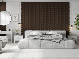Mexen Lam-F Acoustic Wall Slats 275 x 30 cm, 8 mm Felt, Technical Veneer, Golden Oak - S105-275307-3015-003