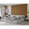 Mexen Lam-SF 01 acoustic wall slats 280 x 30 cm, 9 mm felt, technical veneer, Natural Oak - S106-280-01-042