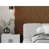 Mexen Lam-SF 01 acoustic wall slats 280 x 30 cm, 9 mm felt, technical veneer, Natural Oak - S106-280-01-042