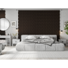 Mexen Lam-SF 01 acoustic wall slats 280 x 30 cm, 9 mm felt, technical veneer, Black Oak - S106-280-01-046