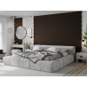 Mexen Lam-SF 01 acoustic wall slats 280 x 30 cm, 9 mm felt, technical veneer, Black Oak - S106-280-01-046