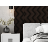Mexen Lam-SF 01 acoustic wall slats 280 x 30 cm, 9 mm felt, technical veneer, Black Oak - S106-280-01-046