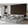 Mexen Lam-SF 01 Lam-SF 26 Acoustic Wall Slats 280 x 30 cm, 9 mm Felt, Technical Veneer, Mocca Oak - S106-280-26-045