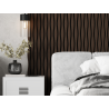 Mexen Lam-SF 01 Lam-SF 26 Acoustic Wall Slats 280 x 30 cm, 9 mm Felt, Technical Veneer, Mocca Oak - S106-280-26-045