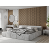 Mexen Lam-SF 01 Lam-SF 26 Acoustic Wall Slats 280 x 30 cm, 9 mm Felt, Technical Veneer, Light Walnut - S106-280-26-047