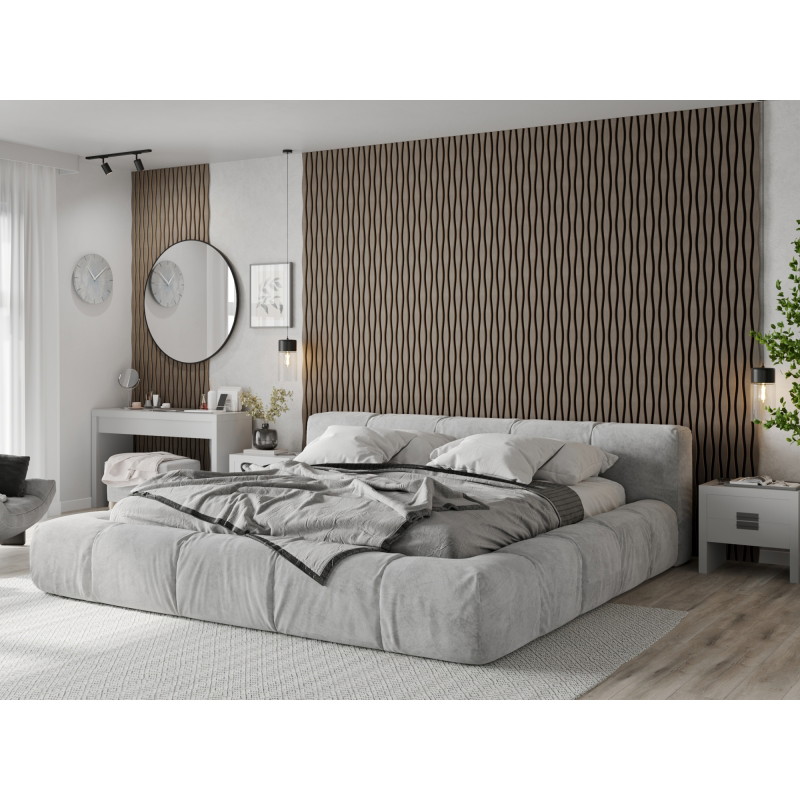 Mexen Lam-SF 01 Lam-SF 26 Acoustic Wall Slats 280 x 30 cm, 9 mm Felt, Technical Veneer, Gray Oak - S106-280-26-043