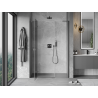 Mexen Mist-H L shower door hinged left 140 cm, transparent, gun metal - 8A5L-140-001-95-00-L