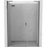 Mexen Mist-H L left swinging shower door 160 cm, transparent, gun metal - 8A5L-160-001-95-00-L