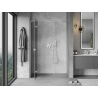 Mexen Mist-H L left-hinged shower door 120 cm, transparent, brushed nickel - 8A5L-120-001-97-00-L