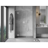Mexen Mist-H L left-hinged shower door 120 cm, transparent, brushed nickel - 8A5L-120-001-97-00-L