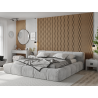 Mexen Lam-SF 01 Lam-SF 26 Acoustic Wall Slats 280 x 30 cm, 9 mm Felt, Technical Veneer, Bleached Oak - S106-280-26-040