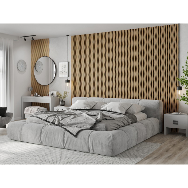 Mexen Lam-SF 01 Lam-SF 26 Acoustic Wall Slats 280 x 30 cm, 9 mm Felt, Technical Veneer, Classic Oak - S106-280-26-041