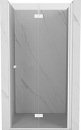 Mexen Mist-F folding shower door right 60 cm, transparent, white - 8A6-060-000-20-00-P