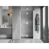 Mexen Mist-F folding shower door right 75 cm, transparent, white - 8A6-075-000-20-00-P