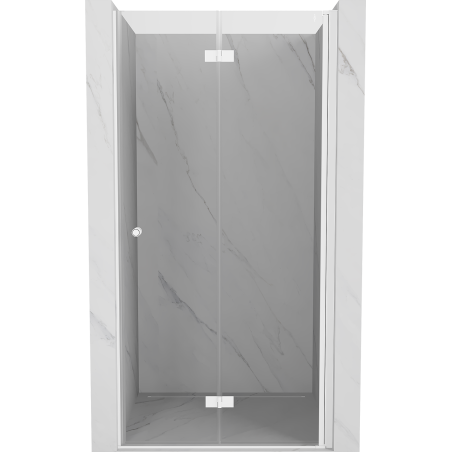 Mexen Mist-F folding shower door right 105 cm, transparent, white - 8A6-105-000-20-00-P