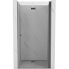 Mexen Mist-F folding shower door right 65 cm, transparent, gun gray brushed - 8A6-065-000-66-00-P