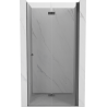 Mexen Mist-F folding shower door right 80 cm, transparent, gun gray brushed - 8A6-080-000-66-00-P