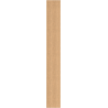 Mexen Ovalo 01 grooved flexible wall slats 280 x 36 cm, technical veneer, Bleached Oak - S130-280-01-040