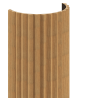 Mexen Ovalo 01 grooved flexible wall slats 280 x 36 cm, technical veneer, Classic Oak - S130-280-01-041