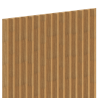 Mexen Ovalo 01 grooved flexible wall slats 280 x 36 cm, technical veneer, Classic Oak - S130-280-01-041