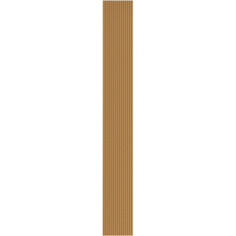 Mexen Ovalo 01 grooved flexible wall slats 280 x 36 cm, technical veneer, Classic Oak - S130-280-01-041
