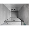 Mexen Mist-F folding shower door right 115 cm, transparent, gun gray brushed - 8A6-115-000-66-00-P