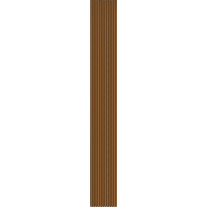 Mexen Ovalo 01 flexible grooved wall slats 280 x 36 cm, technical veneer, Natural Oak - S130-280-01-042