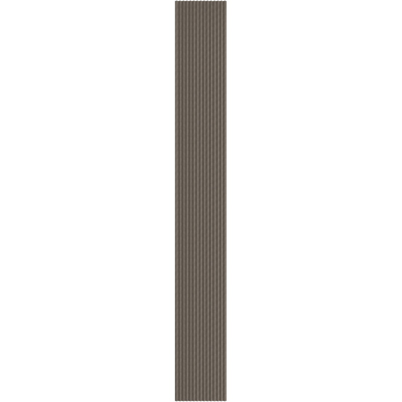Mexen Ovalo 01 Grooved Flexible Wall Slats 280 x 36 cm, Technical Veneer, Gray Oak - S130-280-01-043