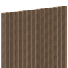 Mexen Ovalo 01 grooved flexible wall slats 280 x 36 cm, technical veneer, Dark Walnut - S130-280-01-044