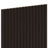 Mexen Ovalo 01 flexible grooved wall slats 280 x 36 cm, technical veneer, Black Oak - S130-280-01-046