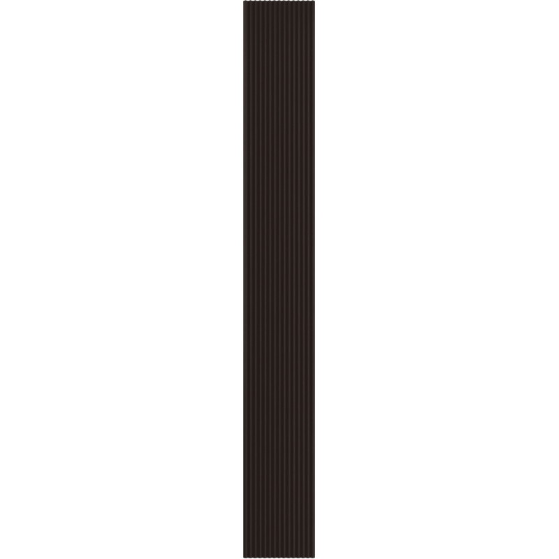 Mexen Ovalo 01 flexible grooved wall slats 280 x 36 cm, technical veneer, Black Oak - S130-280-01-046